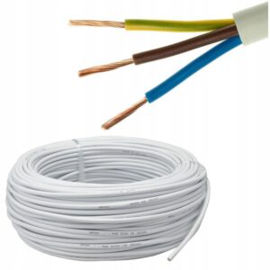 Przewód elektryczny kabel giętki linka 3x1mm² 100m