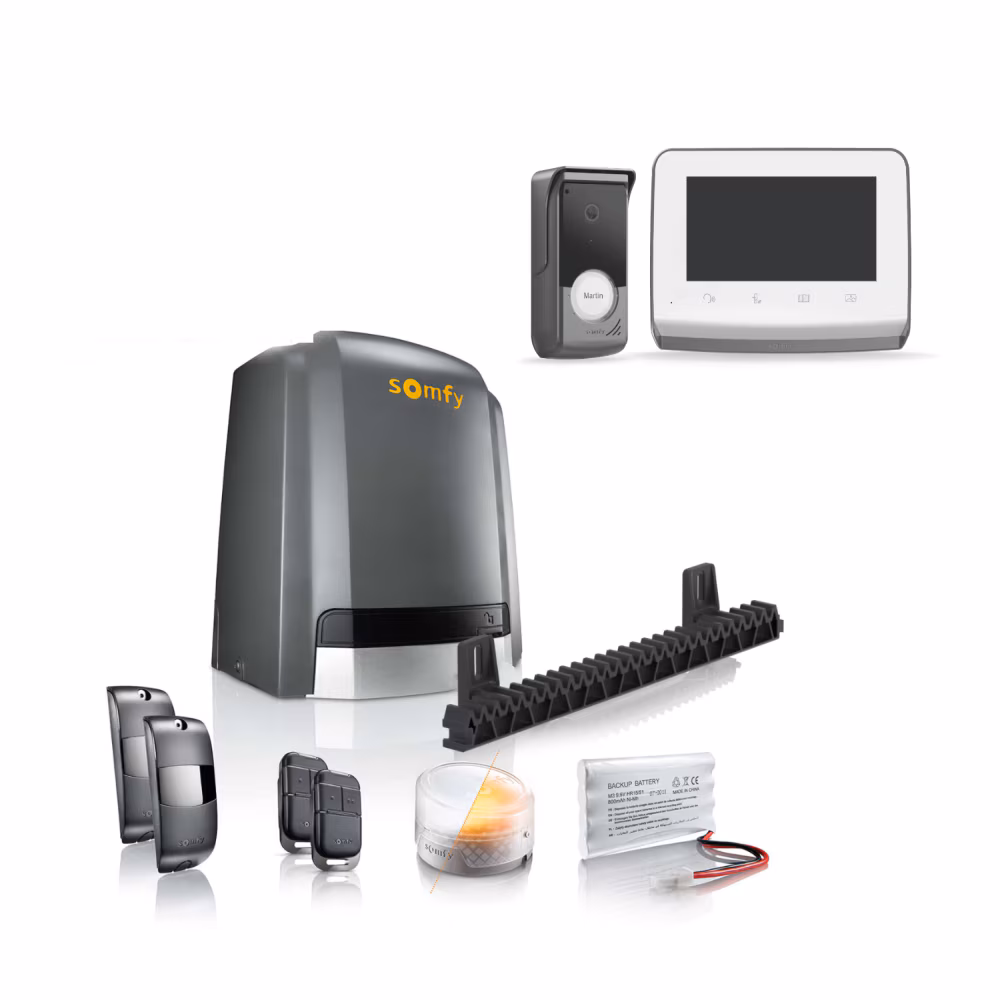 Zestaw do bram przesuwnych Slidy Moove 600 z wideodomofonem V350 Somfy